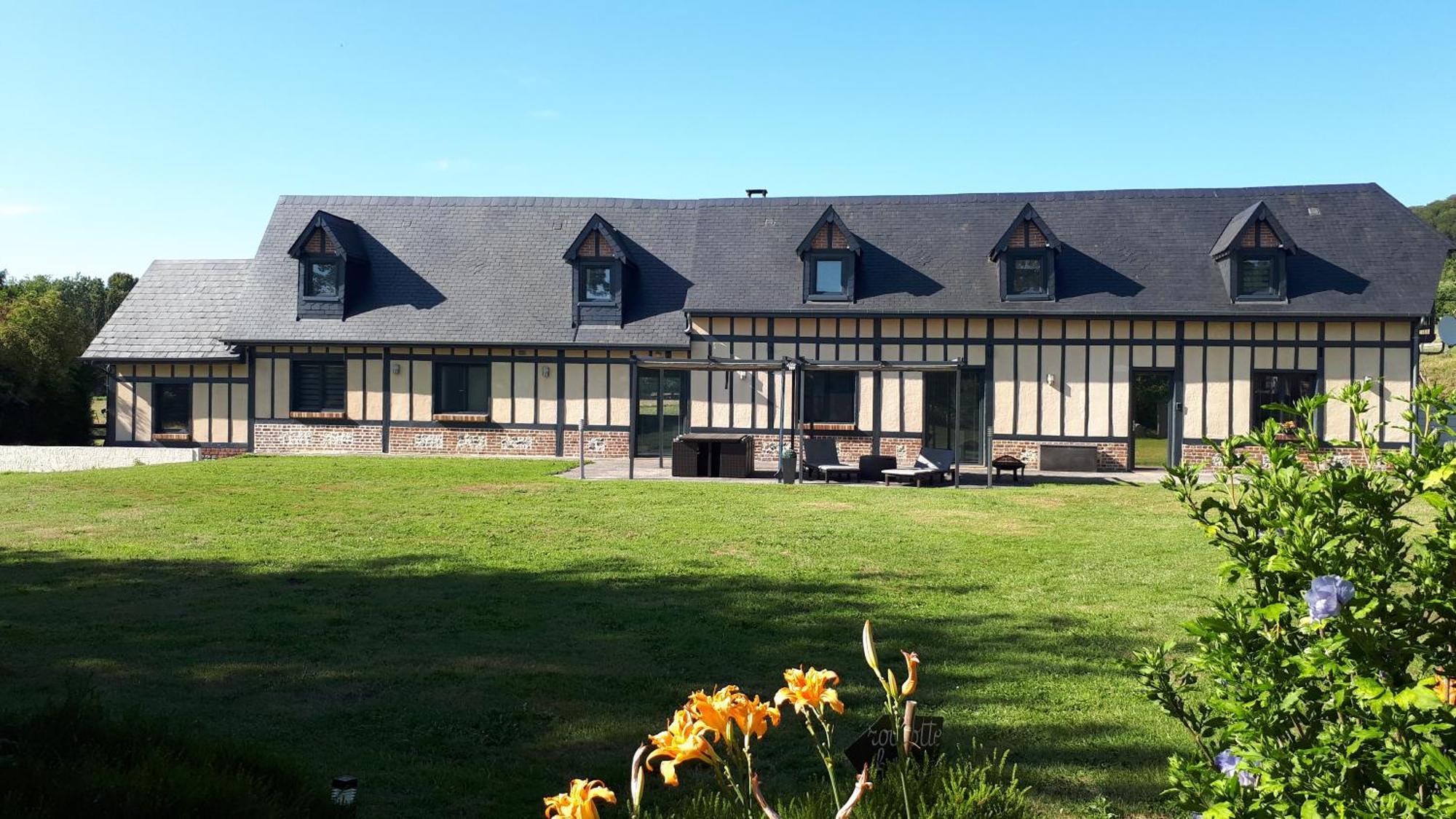 La Longere Des Nuits De Varenne Muchedent Exterior photo